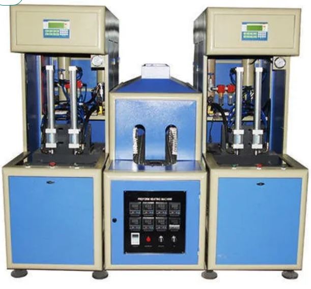 semi or fully automatic pet bottle blowing