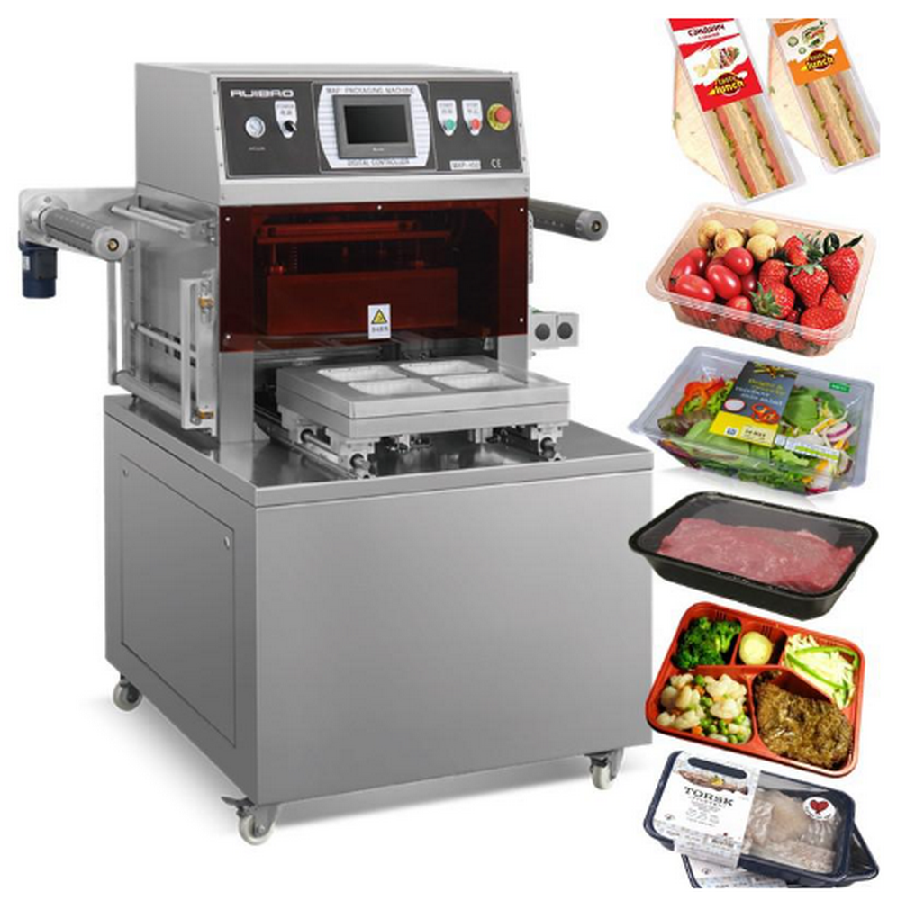 automatic tray vacuum packing machine